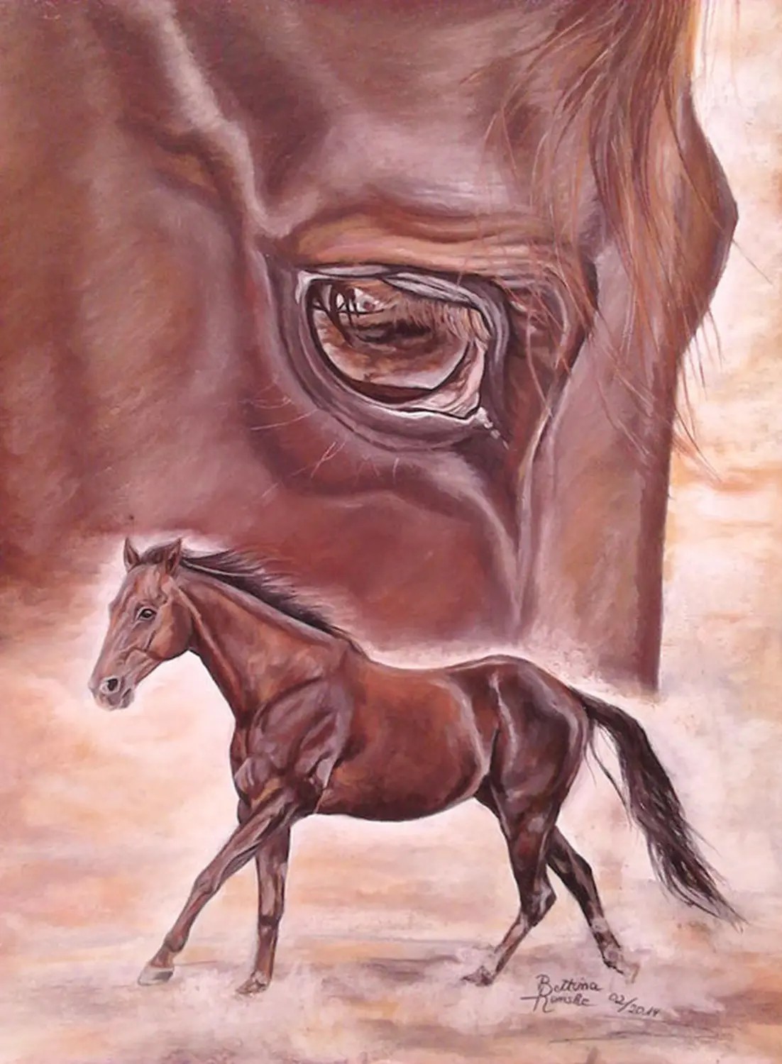 Mit Herz und Farbe - Künstler - Pferd